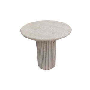 Travertine Round Coffee Table For House Decor Luxury