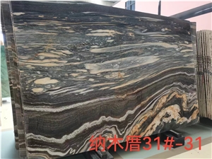 White Black Quartzite Luxury Stone Slab Stone Tile