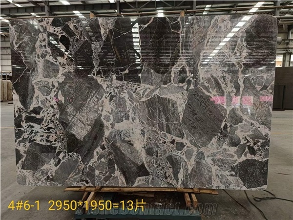 Chanel Grey Marble Slab Tiles China