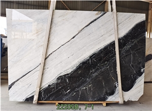 Panda White Marble Slab Tiles China