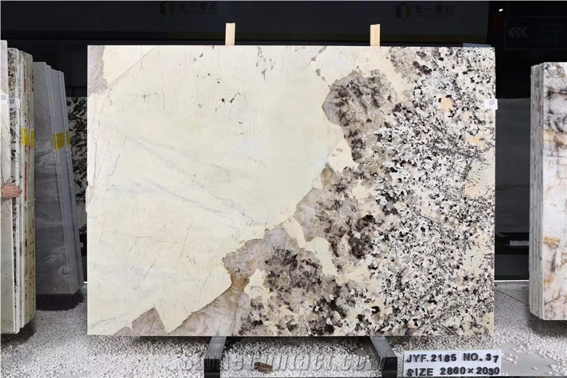 Pandora White Granite Slabs