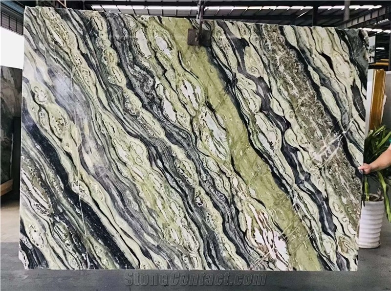 Twilight Green Marble Slab Tiles China