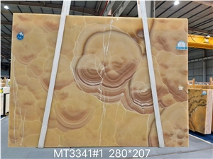 Yellow Agate Jade Slab Tiles