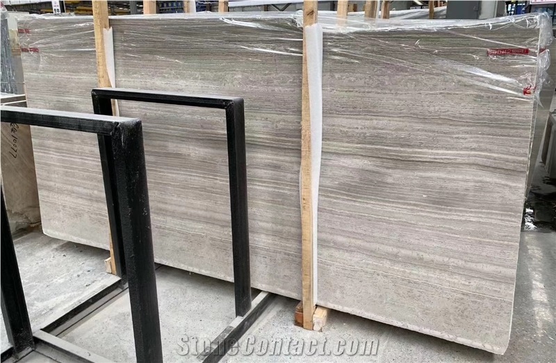 Ash Wood Marble Stone For Interior Decoration
