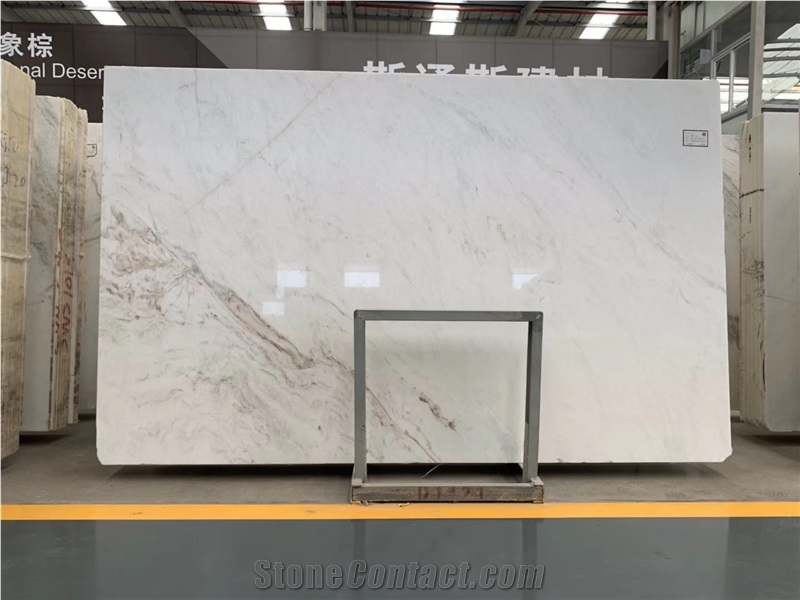 China Jiashi White Marble Natural Stone Slabs