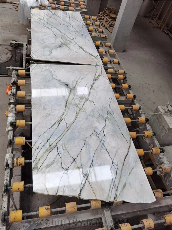 Clivia White Marble For Flooring Tiles