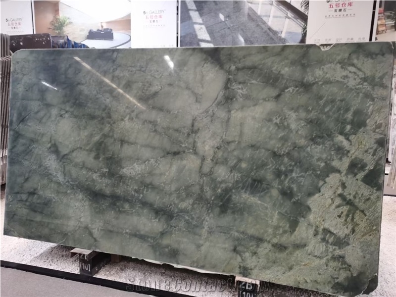 Dreaming Green Marble Slab For Hotel Project
