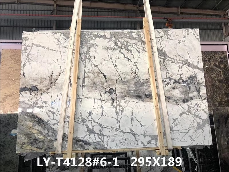 Luxury Iceberg White Marble For Cut To Size