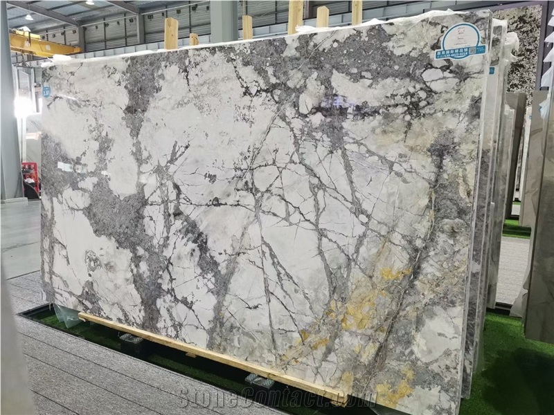 Luxury Iceberg White Marble For Cut To Size