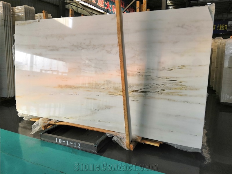 Premium Quality China Han White Marble Slabs