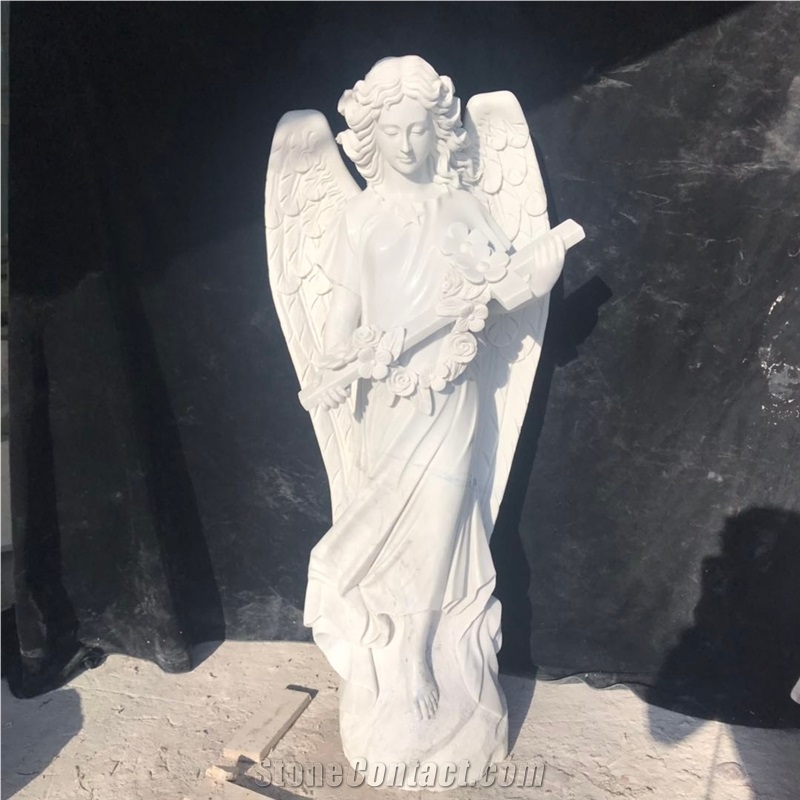 Jesus Status, White Marble Sculpture & Statue