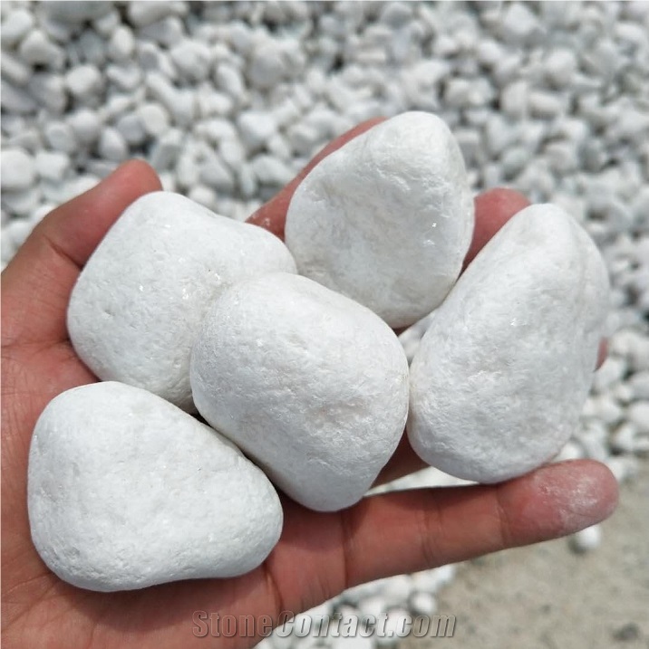 Snow White Pebble Stone Manufacturer