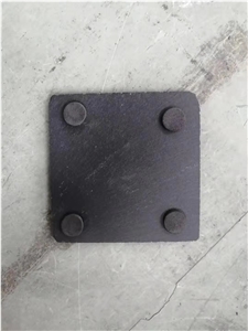 Square Black Slate Coaster Stone Coasters