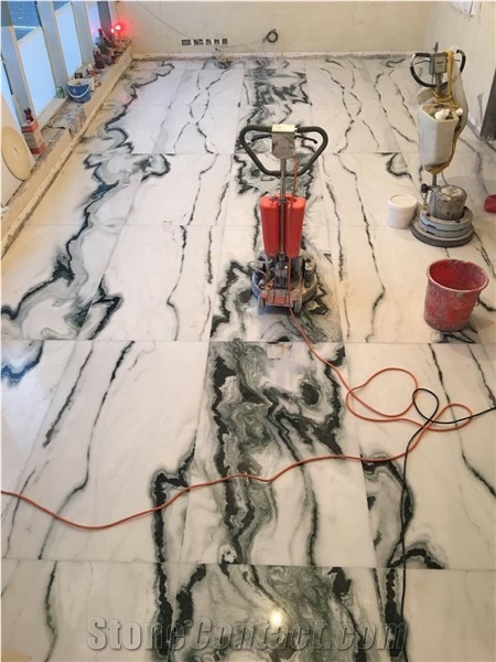 Hot Sale China Panda White Marble Slabs Bookmatch