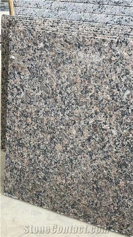 India Royal Brown Granite Polished Slab Wall Floor Cladding