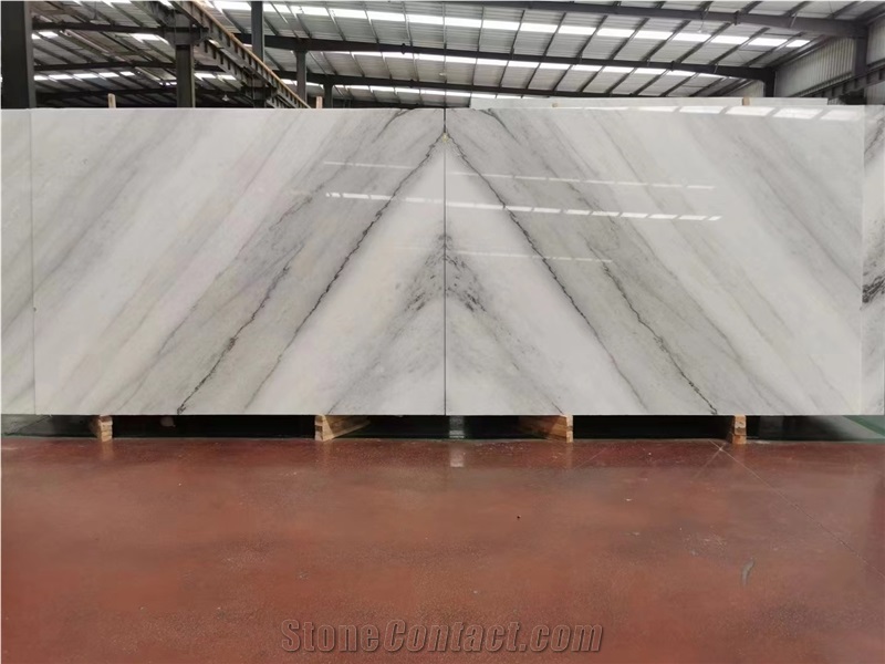 Guanxi Carrara White Marble Slabs Design