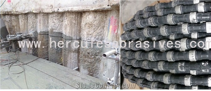 Diamond Wire For Reinforced Concrete Cutting