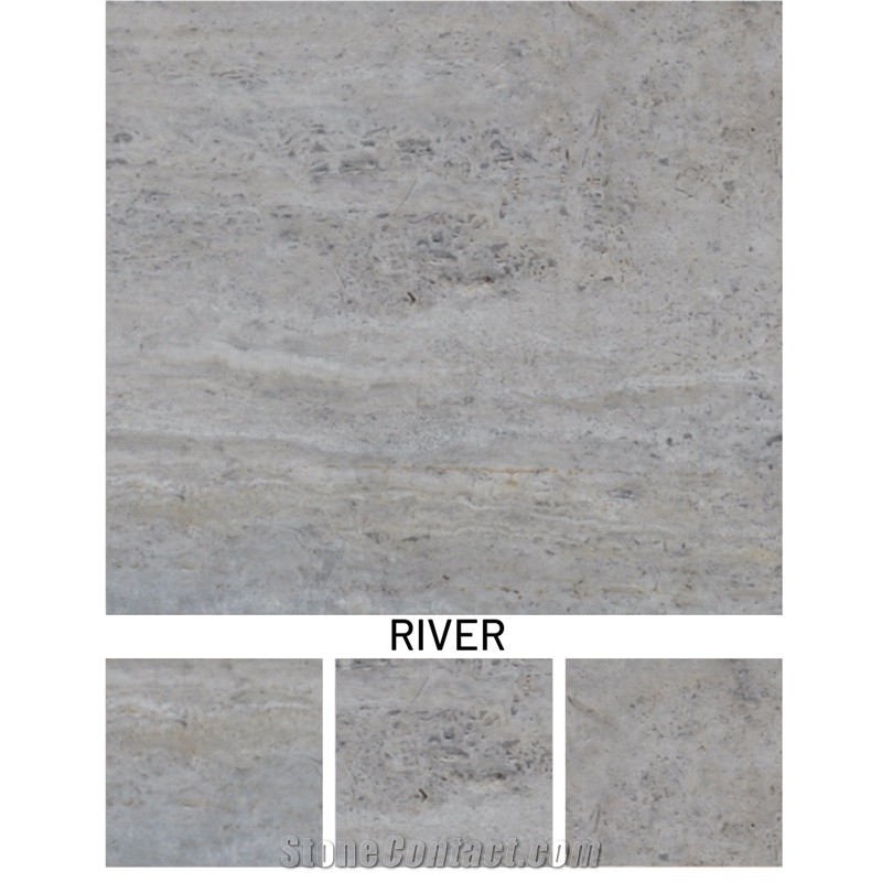River - Grey Travertine