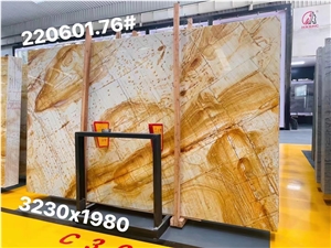 Brazil Giallo Macaubas Golden Coast Quartzite Amarelo Slab