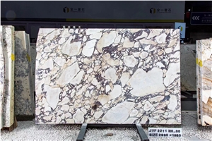 Calacatta Viola Marble Marmi Lilac Stone Slab Wall Tile
