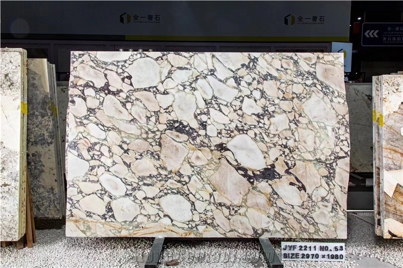Calacatta Viola Marble Marmi Lilac Stone Slab Wall Tile