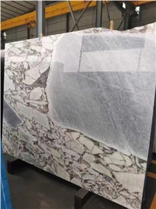 China Elephant White Marble Bookmatched Stone Slab Tile