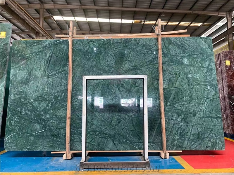 Rajasthan Green Marble Verde Paradise Big Slab Tile