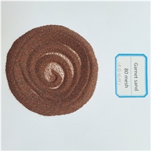 Water Filtred Garnet Sand 80 Mesh For Cnc Water Jet Cutting