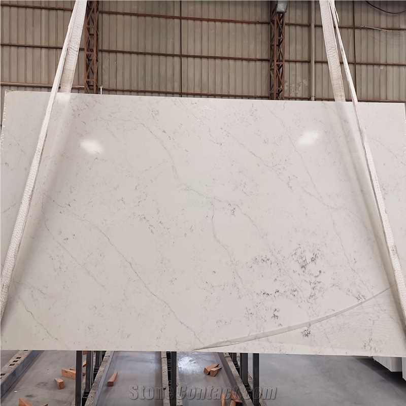 Artificial Marble 4002 Ocean Carrara Quartz Slabs