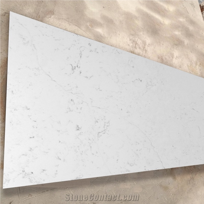 Artificial Marble 4002 Ocean Carrara Quartz Slabs