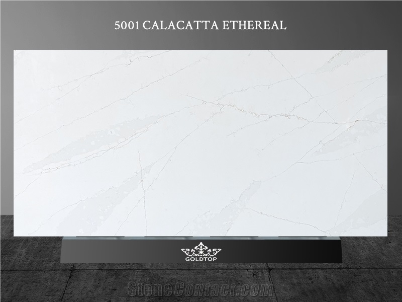GOLDTOP Customize Calacatta Series Quartz Countertop