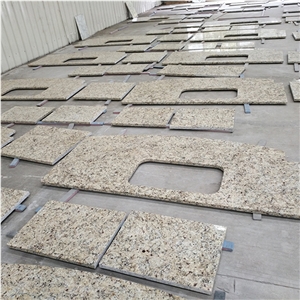 Brazil Santa Cecilia Gold Granite For Vanity And Countertop