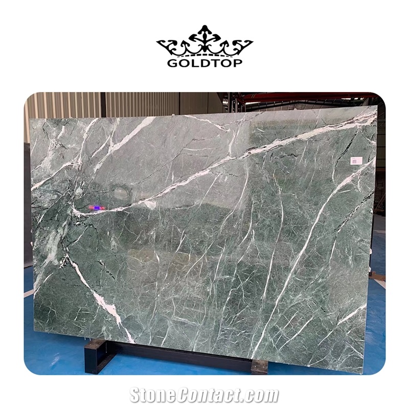 China Ming Green Marble Slabs For Countertop