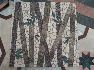 Natural Stone For Indoor Floor Mosaic Pictures Tile