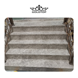 Turkey Nice Marble Silver Emperador Marble For Stair Floor