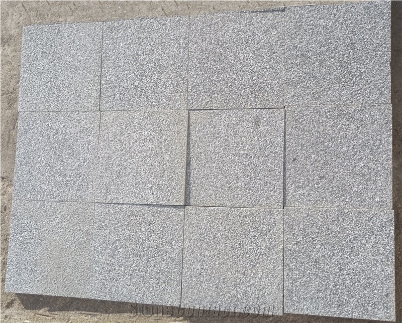 Black Grey Granite Garden Walkway Cube Paving Stone