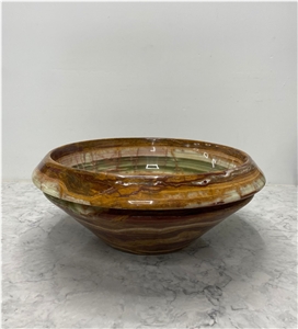 Multigreen Onyx Vessel Sink