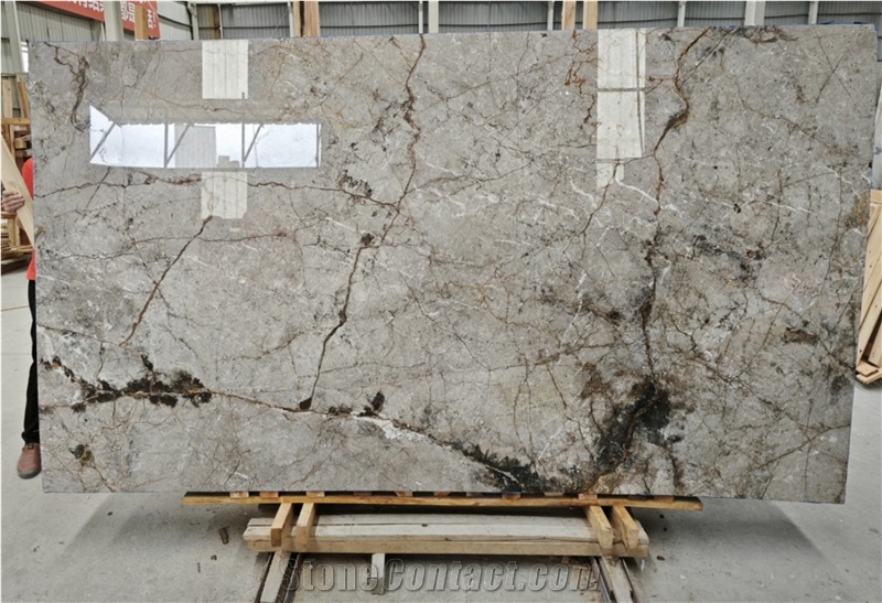 Turkey Silver River Marble Slabs Tiles Polished Update