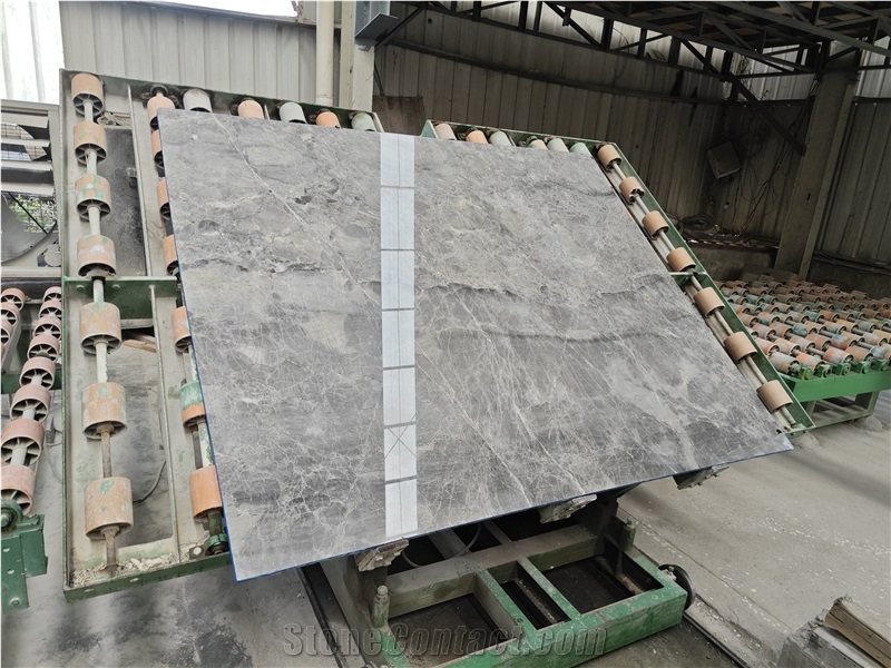 Turkey Tundra Grey /Grey Cloud Marble Slabs Tiles Polished