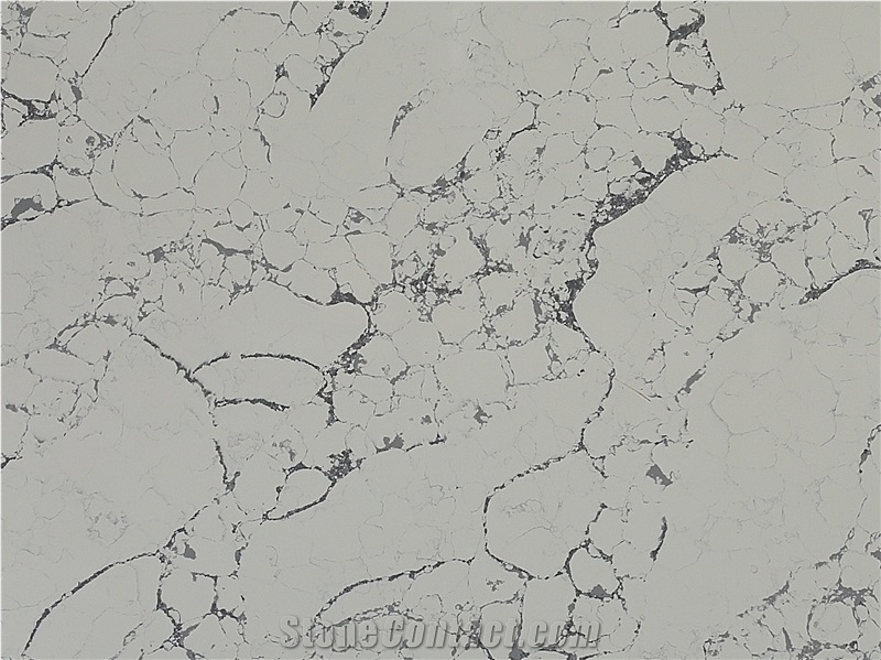 China Supplier Quartz Stone Slab White Artificial Tiles