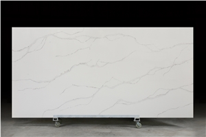 White Calacatta Artificial Quartz Stone Slab