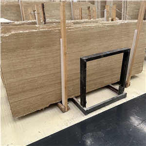 A Grade Natural Classic Travertine Slabs For Office Building