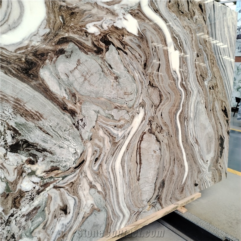Customize Exclusive River Storm Quartzite Slabs For House