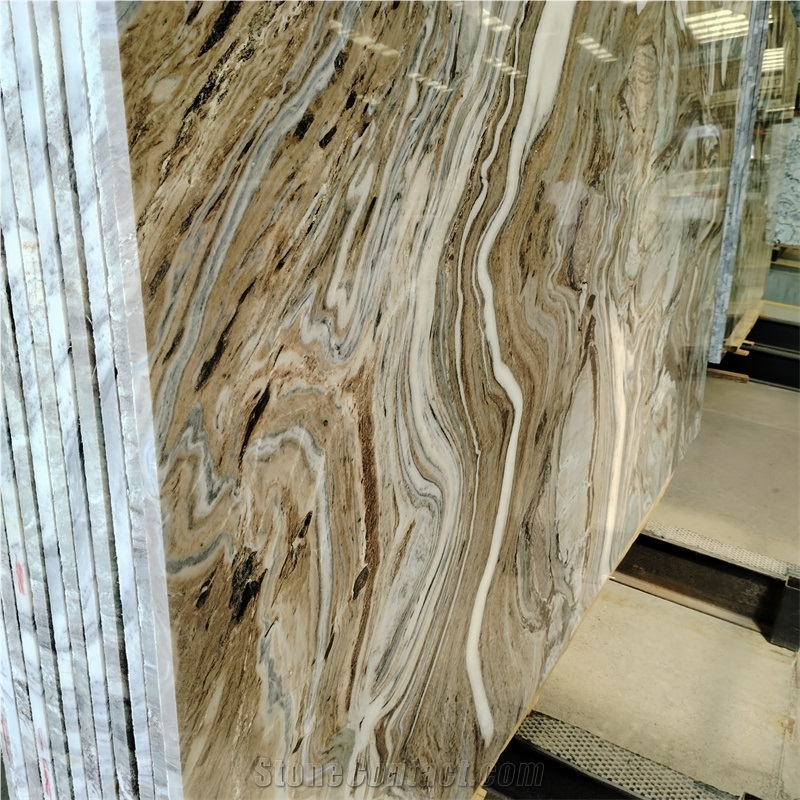 Customize Exclusive River Storm Quartzite Slabs For House