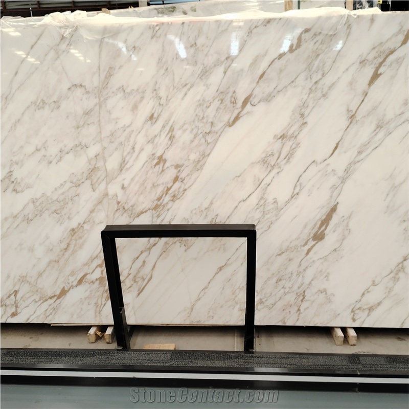 Customize Superior Gold Drop Marble Slab For Restaurant Wall