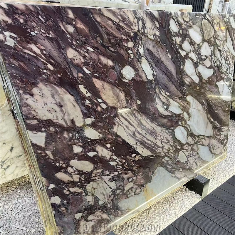 Exotic Calacatta Viola Marble Slabs For Up-Market Villa