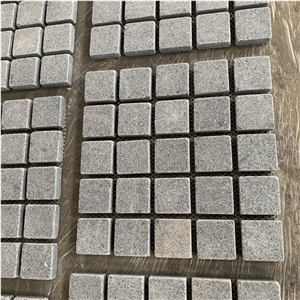 Factory Price Grey Granite Cube Paving Stone For Outdoor