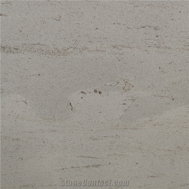 Honed White Fossil Wooden Marble Moca Cream For Outdoor Wall