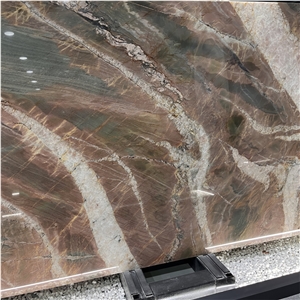 Natural Luxury Volupia Quartzite Slabs For Background Decor