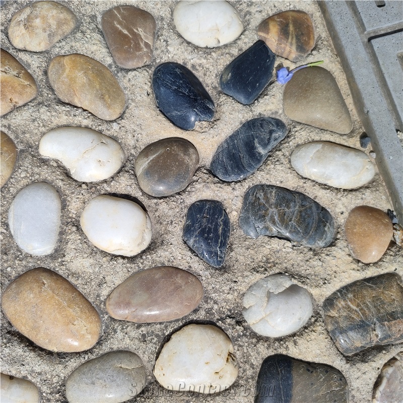 Nature Stone Pebble Stone For Garden Walkway And River Rocks